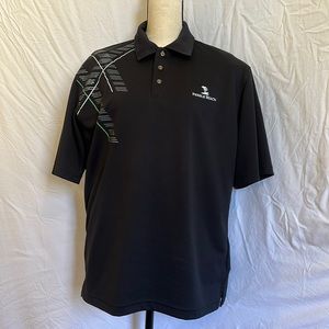 Men’s Pebble Beach Black Polo